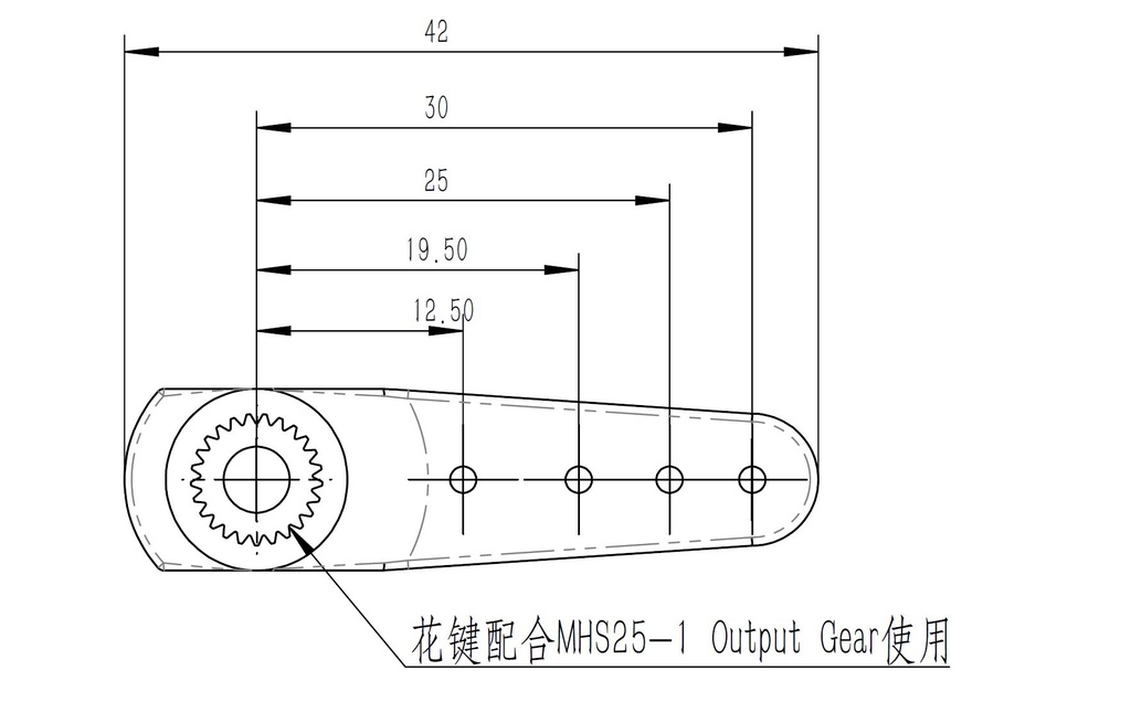 CHASERVO-Arm 0825.30