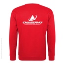 CHASERVO Sweatshirt (rot) Rückseite